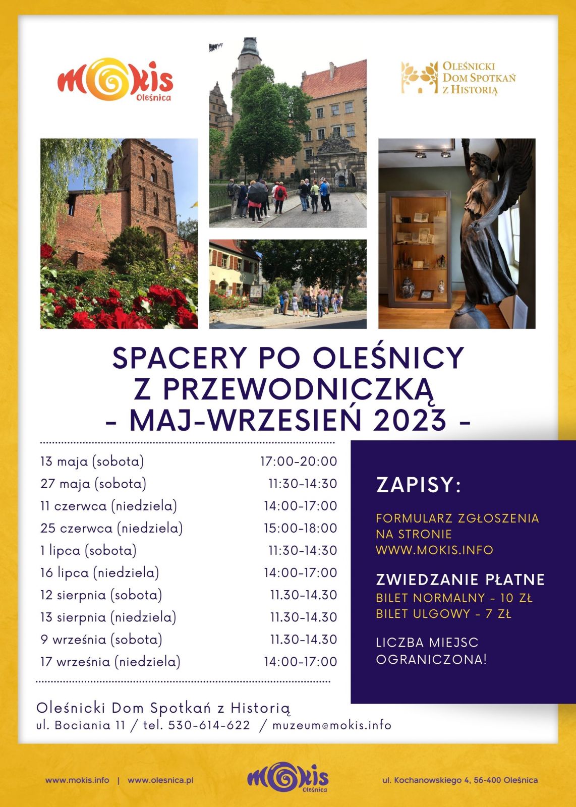 Plakat, spacery